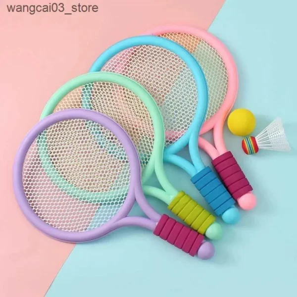 Sports Toys for Kids – Tennis Rackets, Soft Training Balls, and Badminton Shuttlecocks for Family Interactive Fun - Image 5