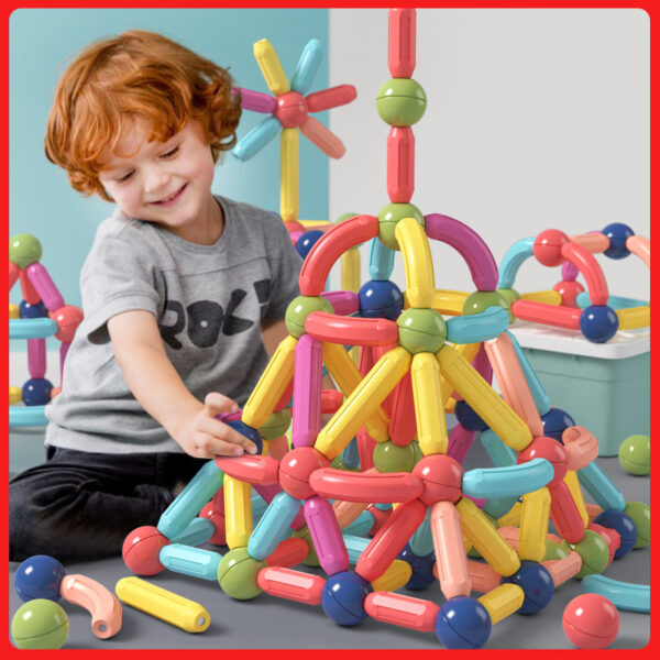 Versatile Magnetic Rods Building Blocks"