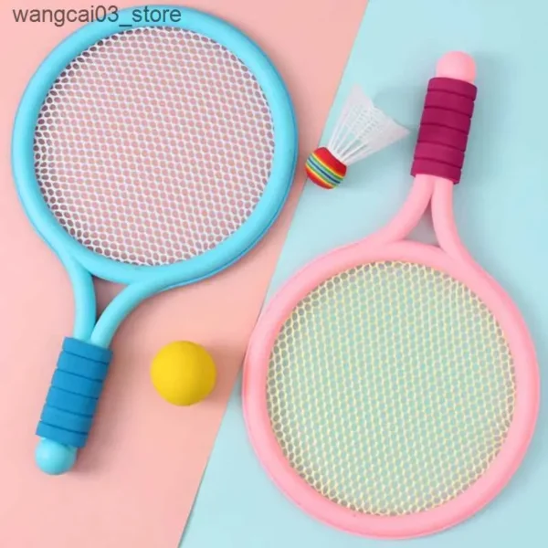 Sports Toys for Kids – Tennis Rackets, Soft Training Balls, and Badminton Shuttlecocks for Family Interactive Fun